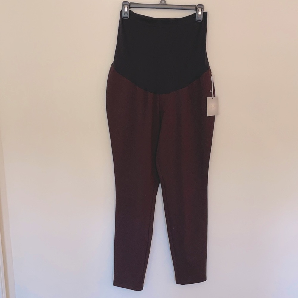 NWT maternity ponte pants